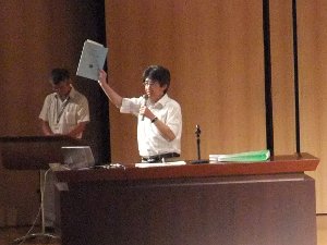 村上入試委員長による説明